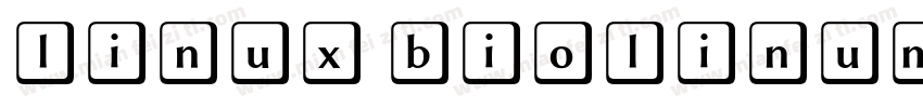 linux biolinum o字体转换